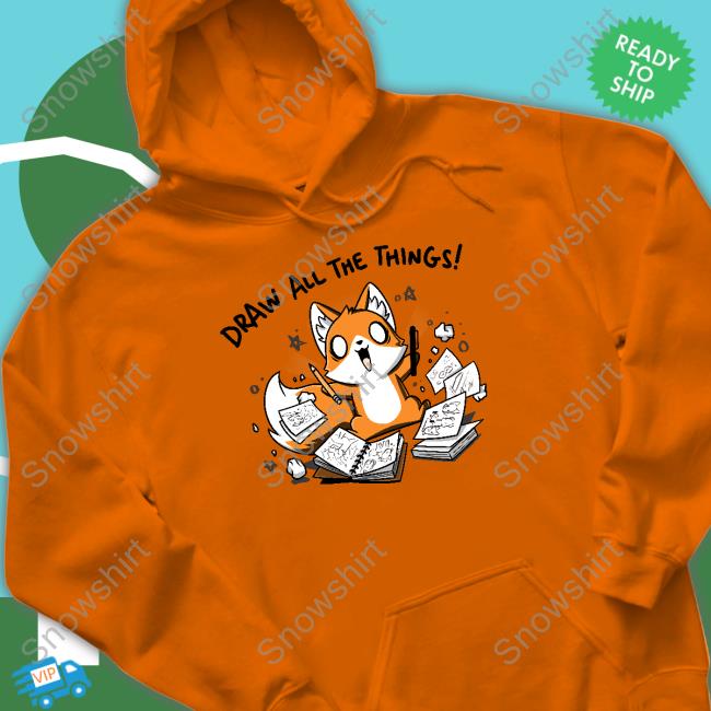 Draw All The Things Tee Shirt TeeTurle Merch Official Draw All The Things Sweatshirt