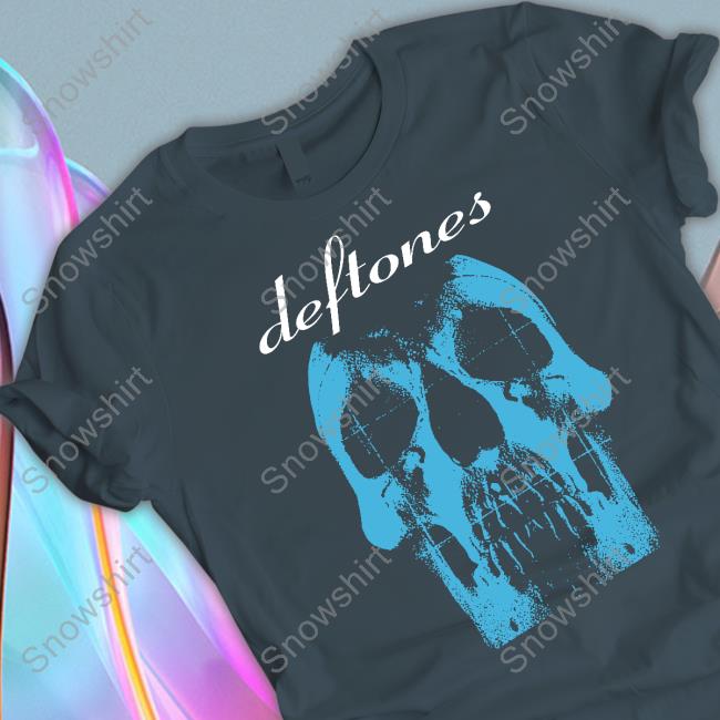 Deftones Split Skull Logo Hooded Sweatshirt