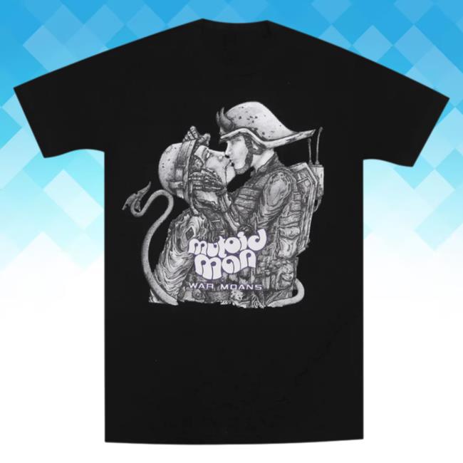 Official Hello Merch Mutoid Man War Moans Black T Shirts