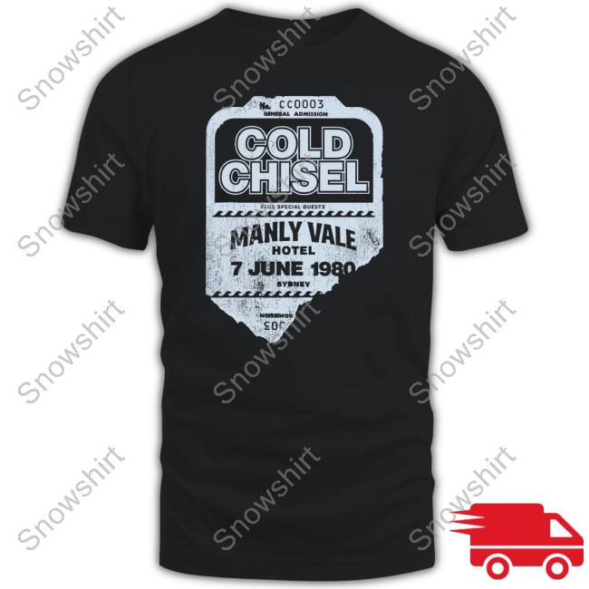 Cold Chisel - Ticket Stub - Navy Shirts Archie Roach Cold Chisel - Ticket Stub - Navy T-Shirt Archie Roach