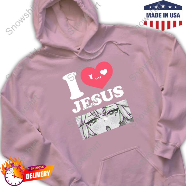 Vshojo Merch I Love Jesus Crewneck Sweatshirt Vshojo I Love Jesus Shirt
