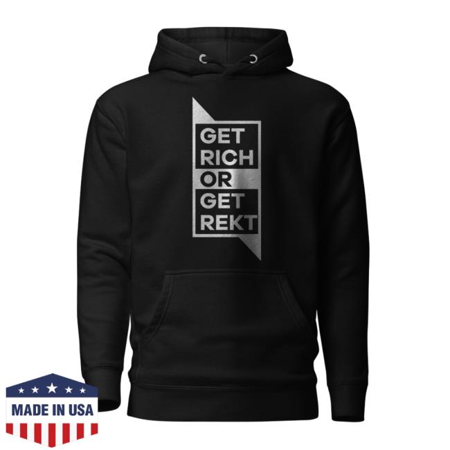 Ajwritescrypto Get Rich Or Get Rekt Hoody