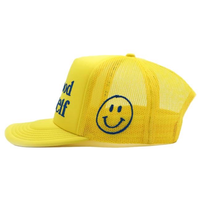 Official Theo Von Store Be Good To Yourself Yellow Trucker Hat TheoVon