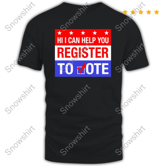 Scott Presler Hi I Can Help You Register To Vote Hoodie