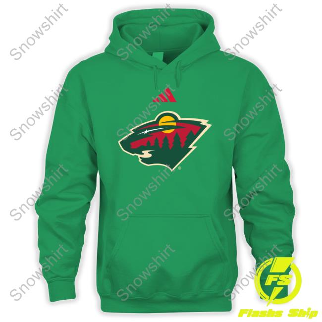 Official Minnesota Wild Logo Long Sleeve Tee Shirt