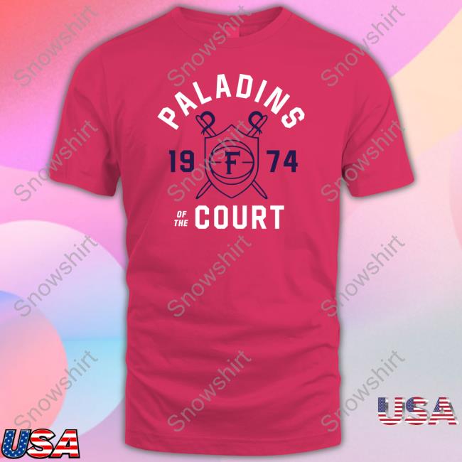 Vintage Furman Paladins Of The Court Tee Shirt Official Vintage Furman Paladins 1974 Of The Court Tee Shirt
