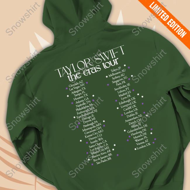 Taylor Swift Merch Taylor Swift The Eras Tour Live Photo Stars T Shirt Taylor Swift The Eras Tour Live Photo Stars Shirt