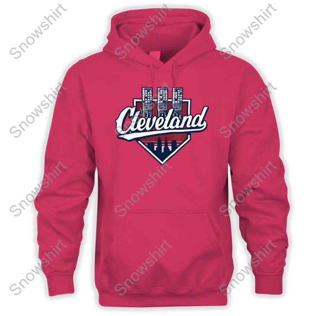 Gv Art Work Shop Cleveland Baseball Lights Beige Long Sleeve Tee