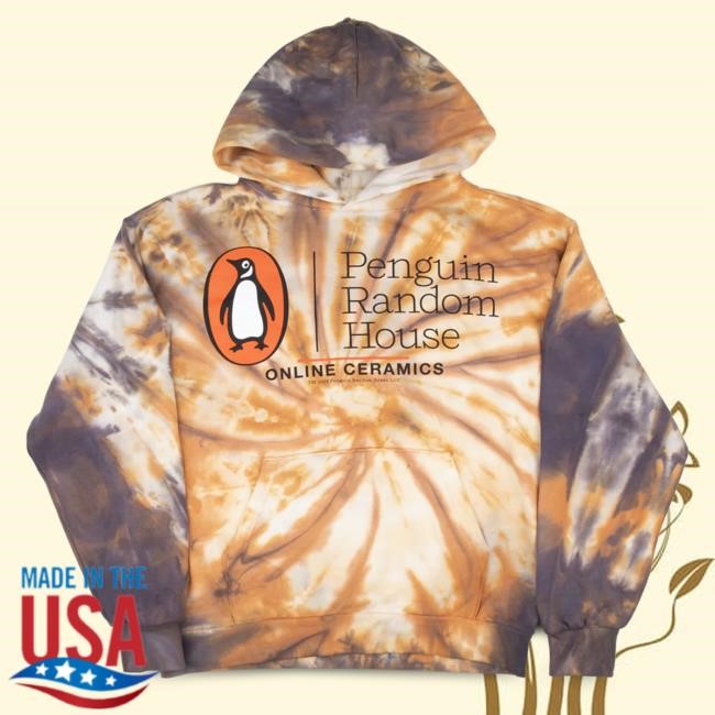 Official Online Ceramics Penguin Random House "For the Curious" Tie Dye Hoodie OnlineCeramics