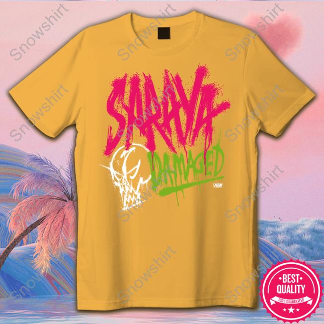 Official Aew Shop Saraya Damaged Shirt Official Aew Shop Saraya Damaged Shirt