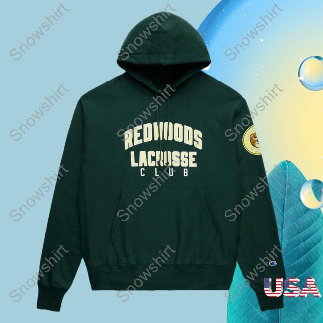 Official Premier Lacrosse League Shop Champion Redwoods Lacrosse Throwback Reverse Weave Sweatshirt Dark Green