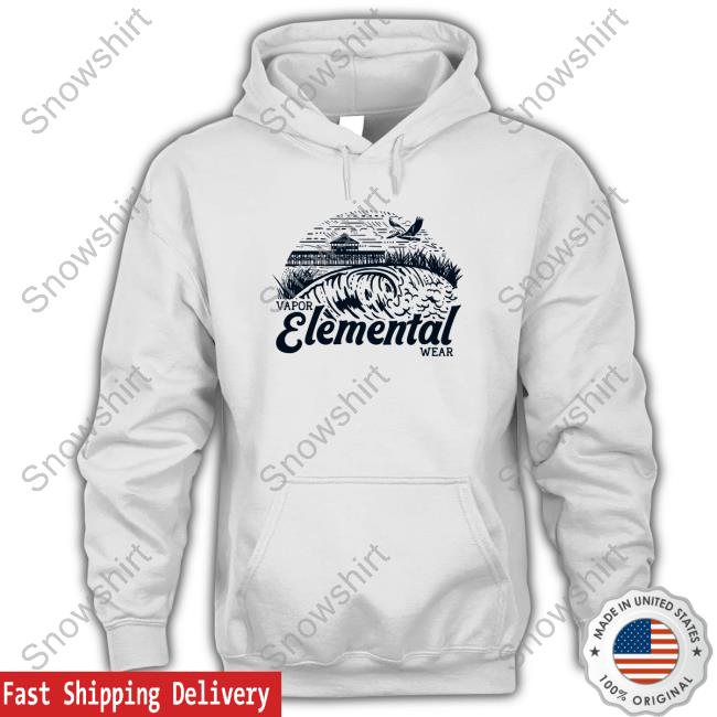 Vapor Elemental Wear Sweatshirt Vapor Apparel Vapor Elemental Wear Original Shirt White