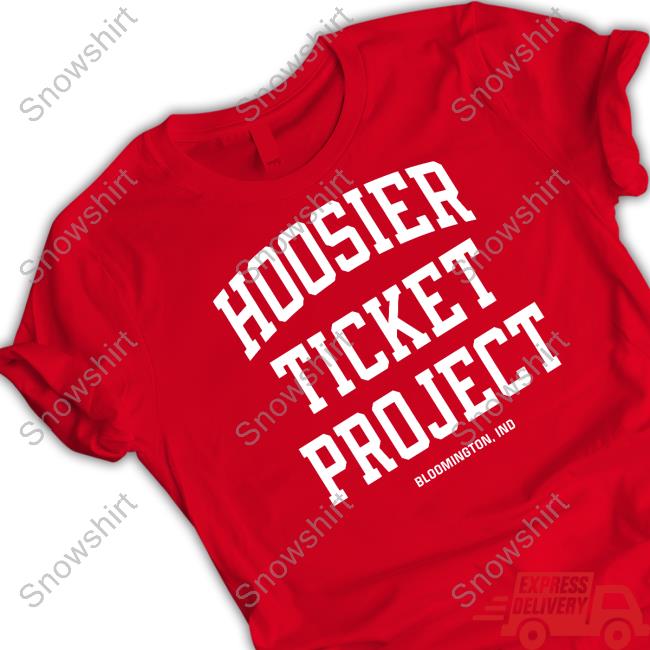 Official Homefield Hoosier Ticket Project Bloomington Ind T-Shirt