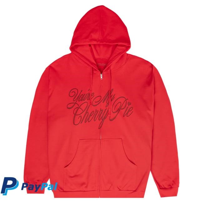 Selena Gomez You're My Cherry Pie Zip Attractive Hoodie