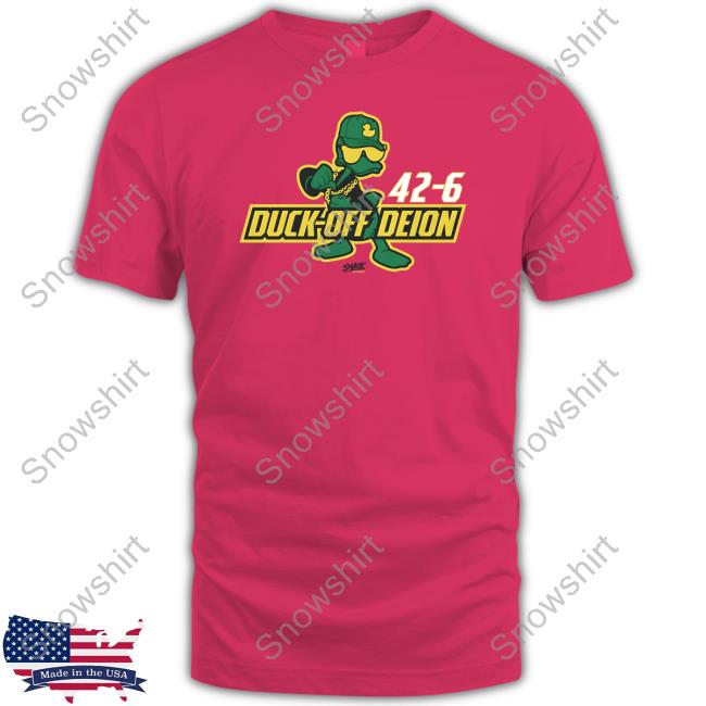 Duck-Off Deion 42-6 T Shirt Smackapparel Merch Duck-Off Deion 42-6 Long Sleeve Shirt