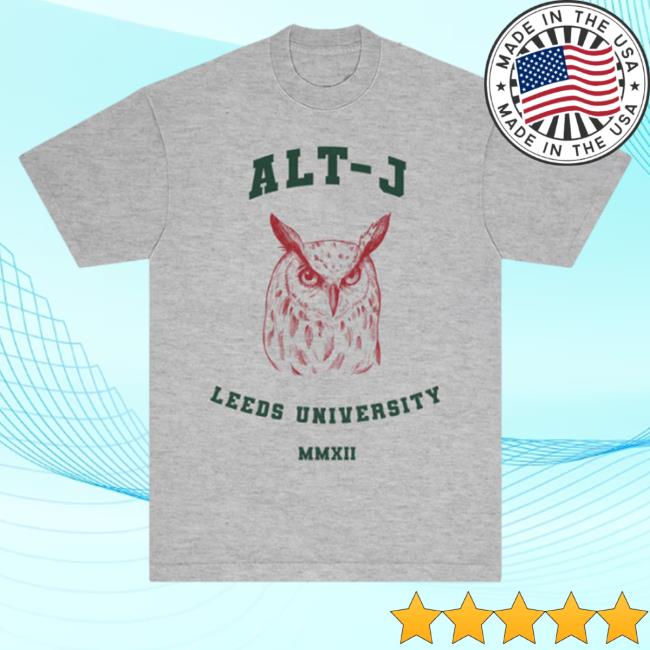 Official Alt J Merch Leeds University Long Sleeve T Shirt
