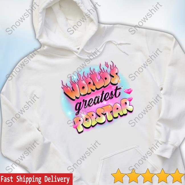 Official Chappell Roan Merch Worlds Greatest Popstar Hoodie