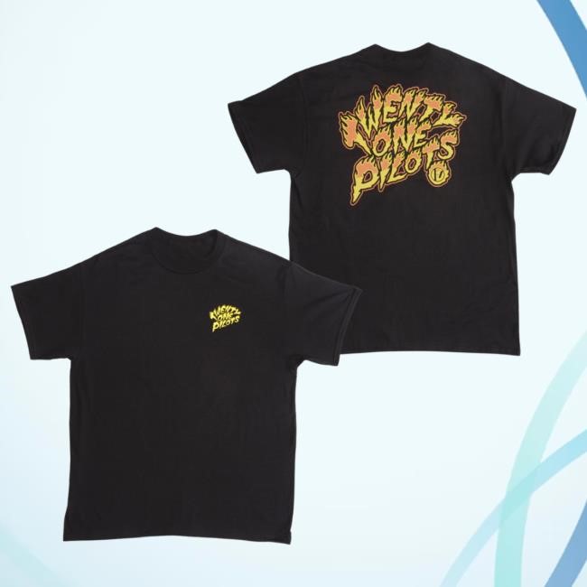 Official 21 Pilots Merch Store Twenty One Pilots Firetype Shirt 2024 21 Pilots Apparel Clothing Shop