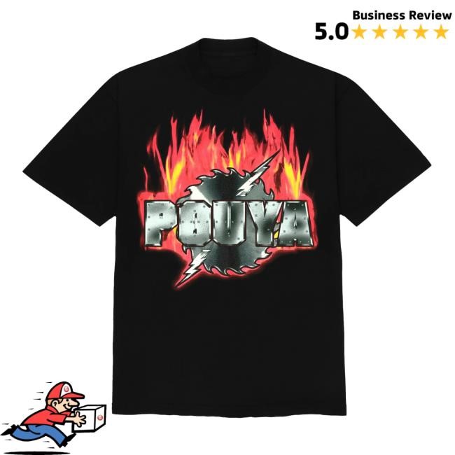 Chrome Razor Tee Shirt Pouya