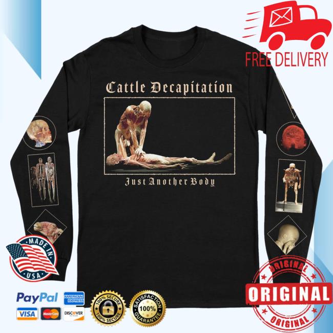 Official Indie Merch Store Shop Cattle Decapitation "Just Another Body" LS T Shirt IndieMerchStore Carcosabc