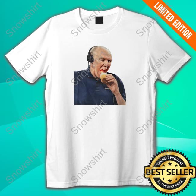 Dave Pasch Bill Walton Eating Candle Tee Shirt