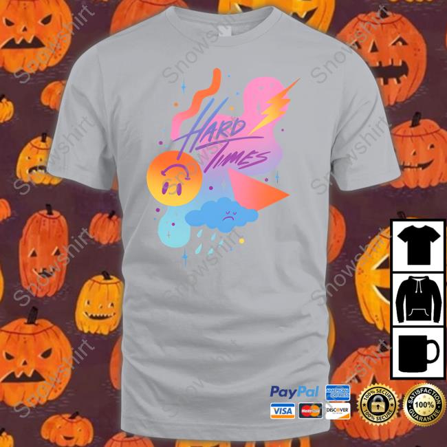 Paramore Hard Times Shirt Hard Times Gradient Shapes Tee