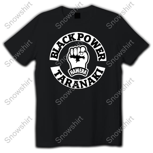 Black Power Hawera Taranaki Long Sleeve Tee
