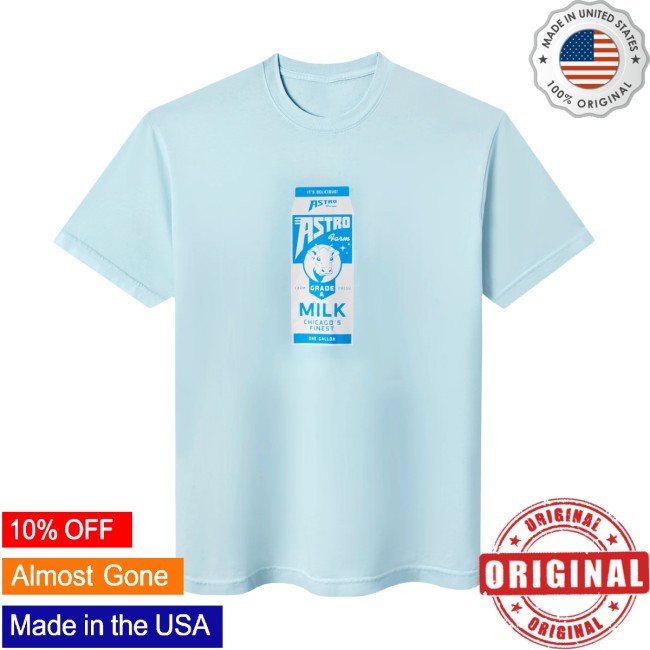 The Carton of Cow Tee Shirt in Sky Pleasing Shop Apparel