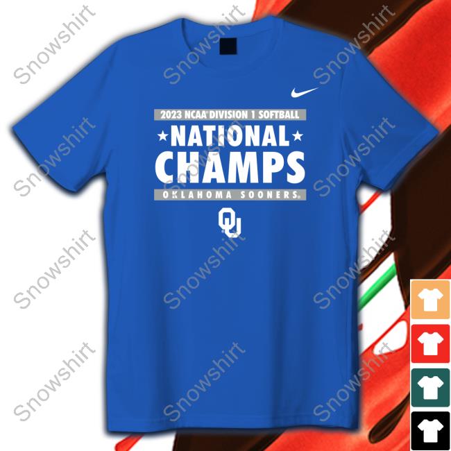 Official Oklahoma Sooners 2023 Ncaa Division Softball National Champions Tee Official Oklahoma Sooners 2023 Ncaa Division Softball National Champions Crewneck Sweatshirt