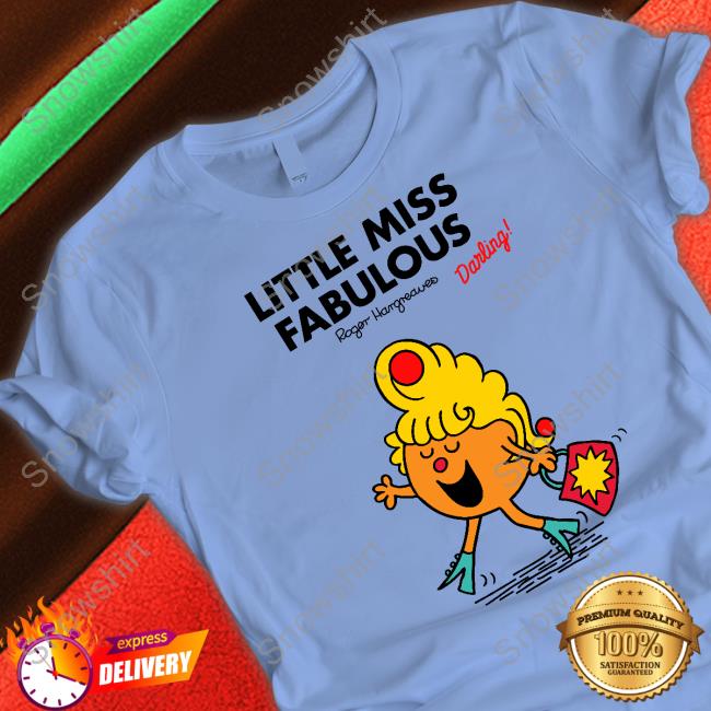 Little Miss Fabulous Red Nose Day Tee Shirt Amada Holden Little Miss Fabulous Tee