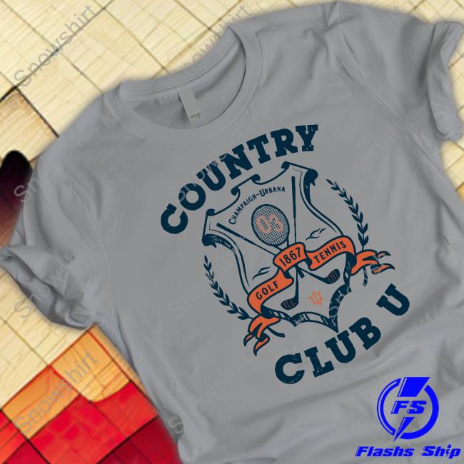 Country Champaign Urbana Golf 1867 Tennis Club U Shirt