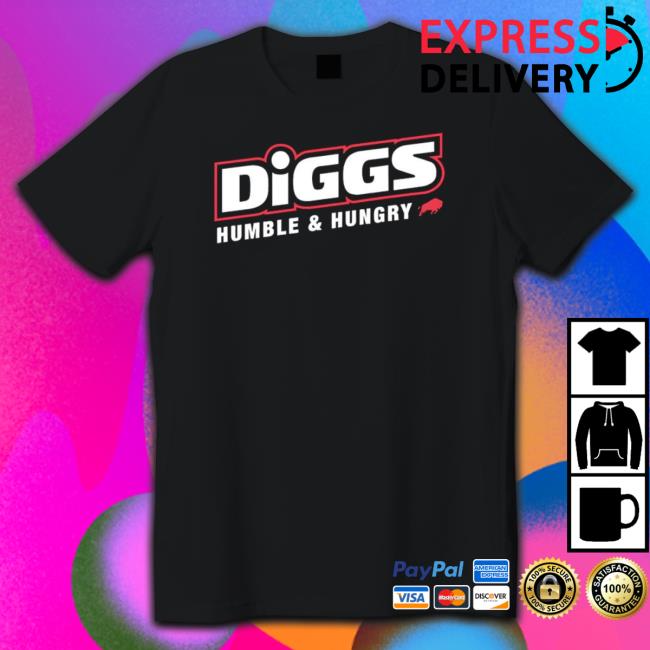 Official Buffalo Bills Diggs Humble And Hungry Hooded Sweatshirt