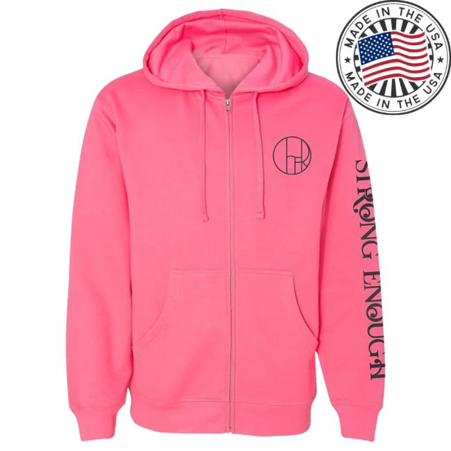 Official Merch Bar Cher Strong Enough Hot Pink Crew MerchBar
