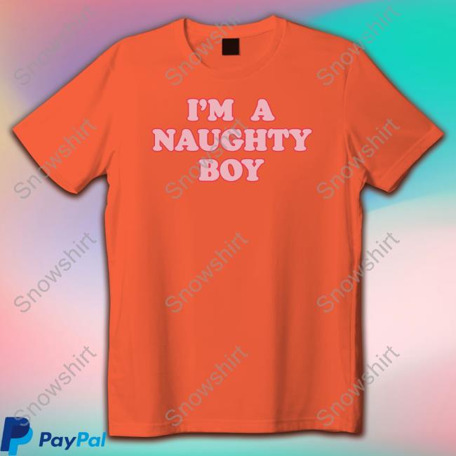 Baylen Levine Merch I'm A Naughty Boy Black Shirt Baylenlevine