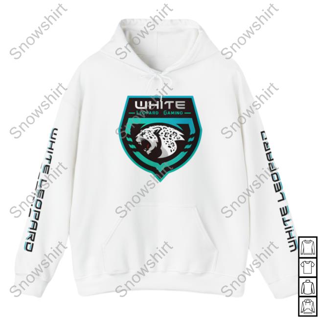 Official Soar Dogg White Leopard Gaming Sweatshirts