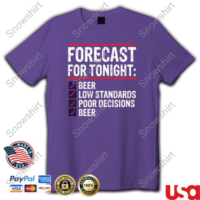 Forecast For Tonight Tee Forecast For Tonight Hooded Sweatshirt Chris Evans