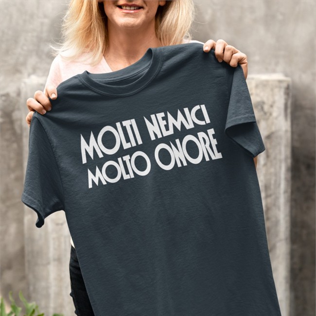 Molti Nemici Molto Onore Tee Shirt Manhattan Corncommunist Molti Nemici Molto Onore Shirt Benito Mussolini