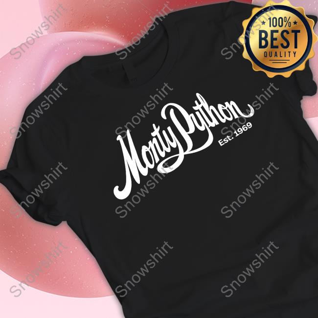 Official Monty Python Store Monty Python 1969 Black Shirt