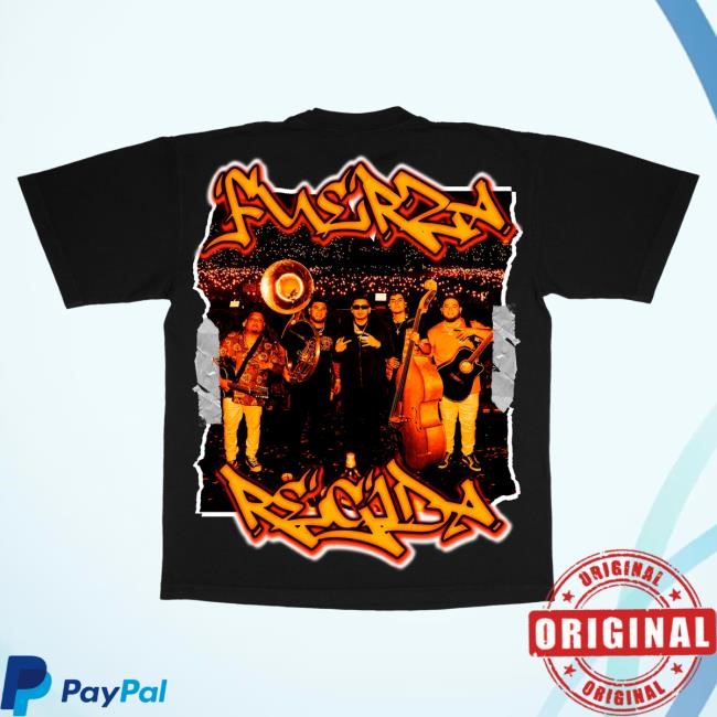 Official Fuerza Regida Merch Store October Fest - Black S/S Shirt 2024 Fuerza Regida Clothing Shop FuerzaRegida