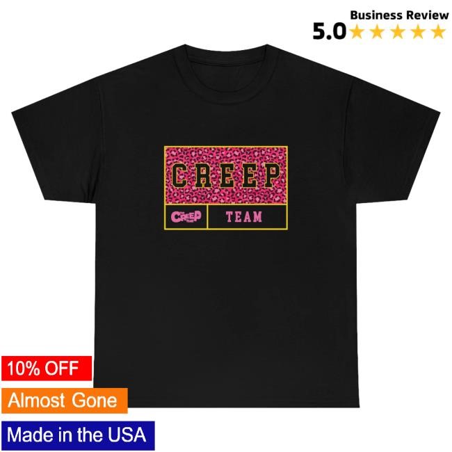 Official Creep Cast Merch Creep Team Crew Attractive Shirt CreepCast