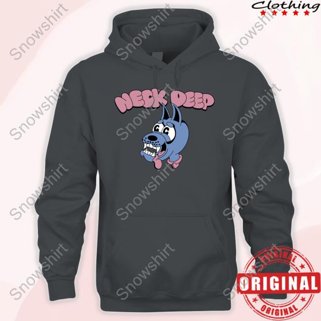 Official Neck Deep Doggo White Tee Neck Deep Doggo White T Shirt