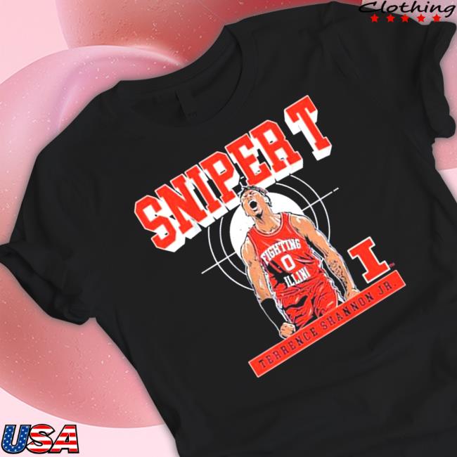 Illinois basketball terrence shannon jr sniper T Shirt