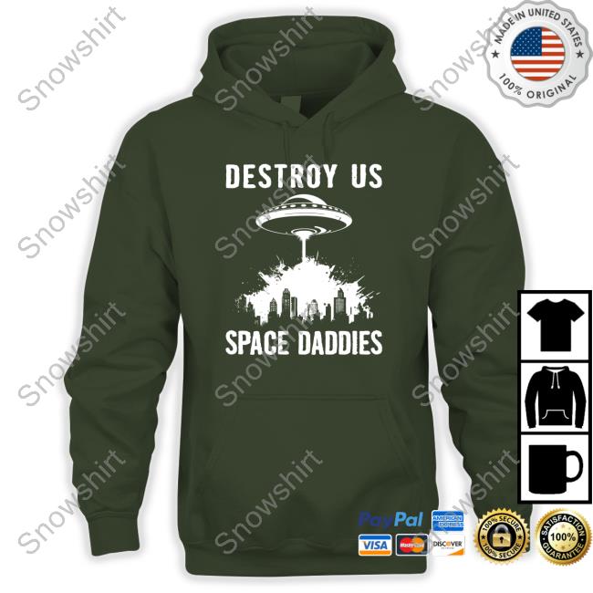 Destroy Us Space Daddies Tee Glitch Goods Shop Destroy Us Space Daddies Shirt Rob Sheridan