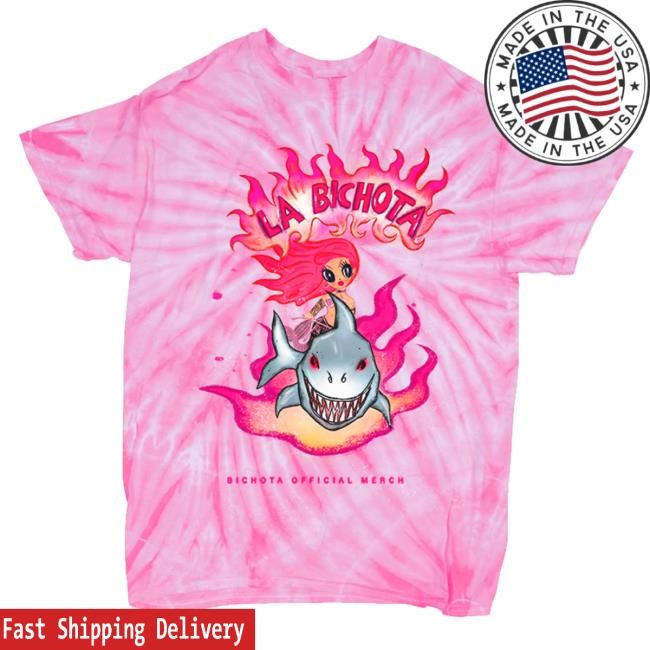 Karol G Official Merch Store La Bichota Pink Tie Dye Retro Shirt Shopkarolg Clothing Apparel Karol G