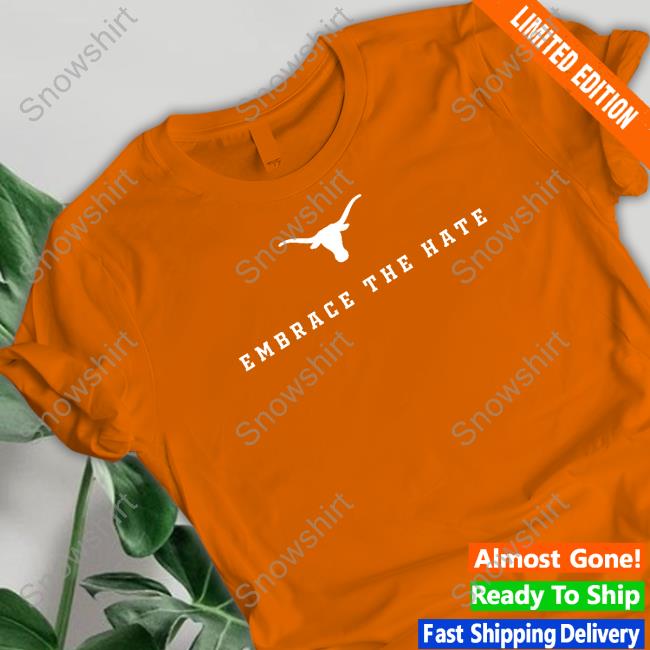 Universitycoop Merch Champion Texas Longhorns Embrace The Hate Hooded Sweatshirt