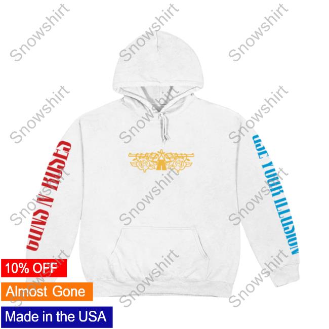 Official Guns N' Roses Clothing Store Shop Use Your Illusion White Crewneck Gnr Merch