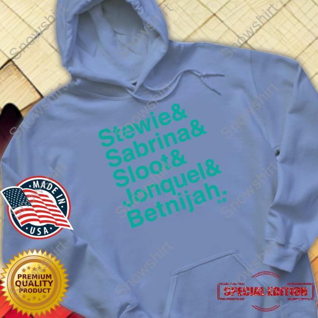 Breakingt New York Stewie & Sabrina & Sloot & Jonquel & Betnijah Long Sleeve Breakingt New York Stewie & Sabrina & Sloot & Jonquel & Betnijah Tee Shirt