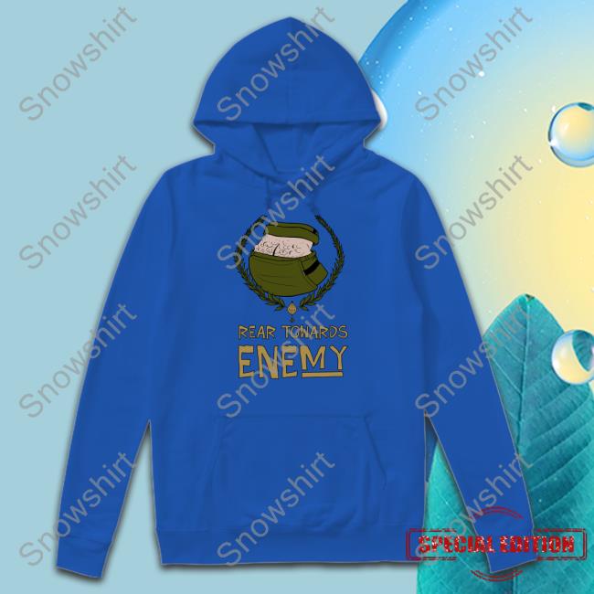 Ryan Mcbeth Merch Rear Towards Enemy Hooded Sweatshirt Ryan Mcbeth Merch Rear Towards Enemy Sweatshirt Bunkerbranding