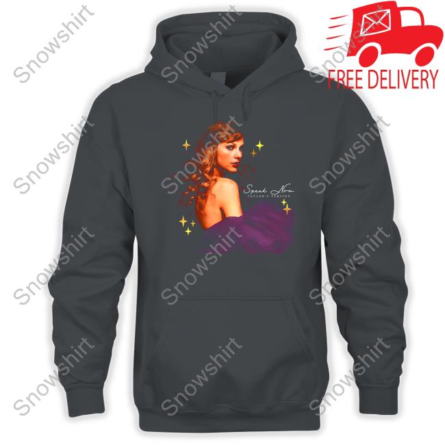 Official Taylor Swift Store Speak Now Taylor's Version Black Fashion Clothes Taylor Swift Store Speak Now Taylor's Version Black Print Shirt