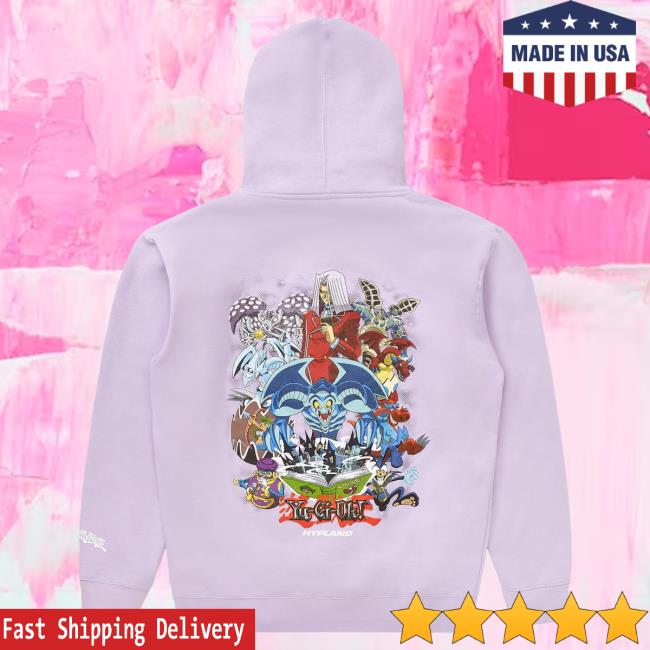 Official Hypland Clothing Merch Store Hypland Yugioh Pegasus Monsters Pull Over Hoodie (Lavender)